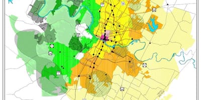 Austin توسعه نقشه
