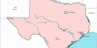 Texas Austin نقشه
