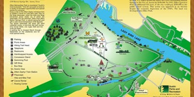 نقشه Zilker Austin
